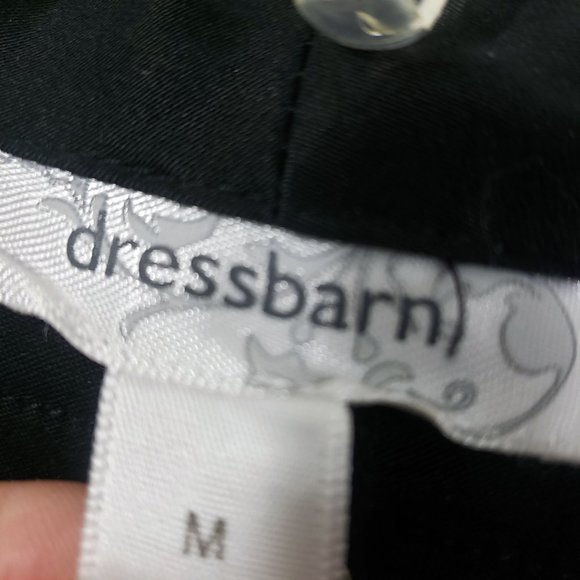 Dress Barn Women's Black Open Front Lace Crochet Lightweight Jacket Wrap - Picture 10 of 10